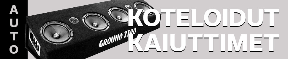 Koteloidut kaiuttimet - valikoima autohifin parhaimmistoa, eri merkit ja mallit saatavilla | Audio Forum